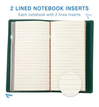 Load image into Gallery viewer, Vintage Travel Notebook Forest Green