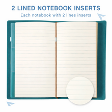 Load image into Gallery viewer, Vintage Travel Notebook Teal