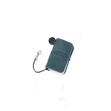 Load image into Gallery viewer, Mini Pocket Notebook Keychain Brown Teal Blue