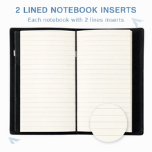 Load image into Gallery viewer, Vintage Travel Notebook Black