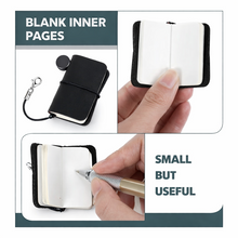 Load image into Gallery viewer, Mini Pocket Notebook Keychain Black
